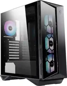 MSI MPG GUNGNIR 110R - Premium Mid-Tower Gaming PC Case