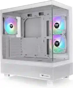 View 270 Plus TG ARGB Snow Mid Tower E-ATX Case