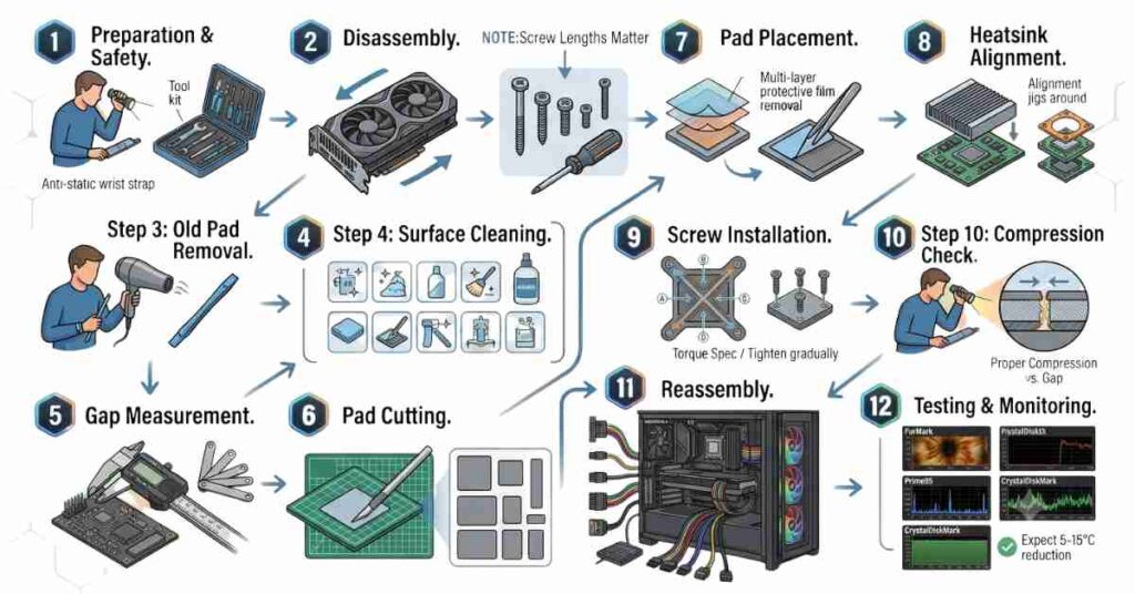 Step-by-Step How to Install Thermal Pads Correctly - tech searchers