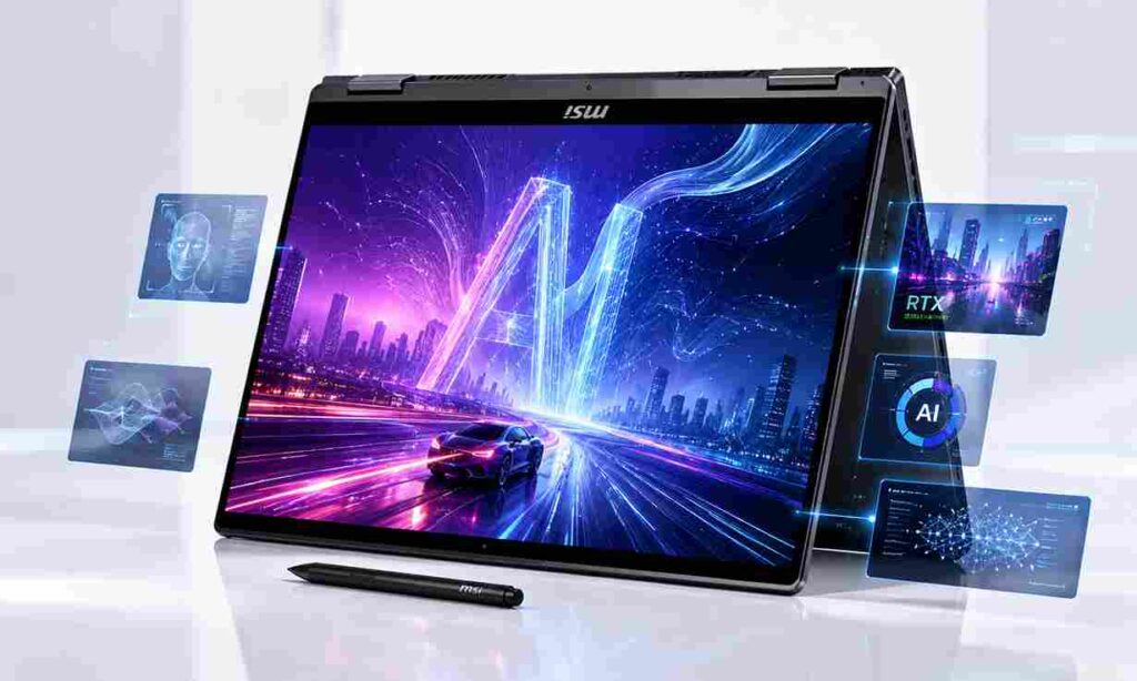 The new MSI 2-in-1 wants to be a RTX Spark AI laptop and gaming machine in one