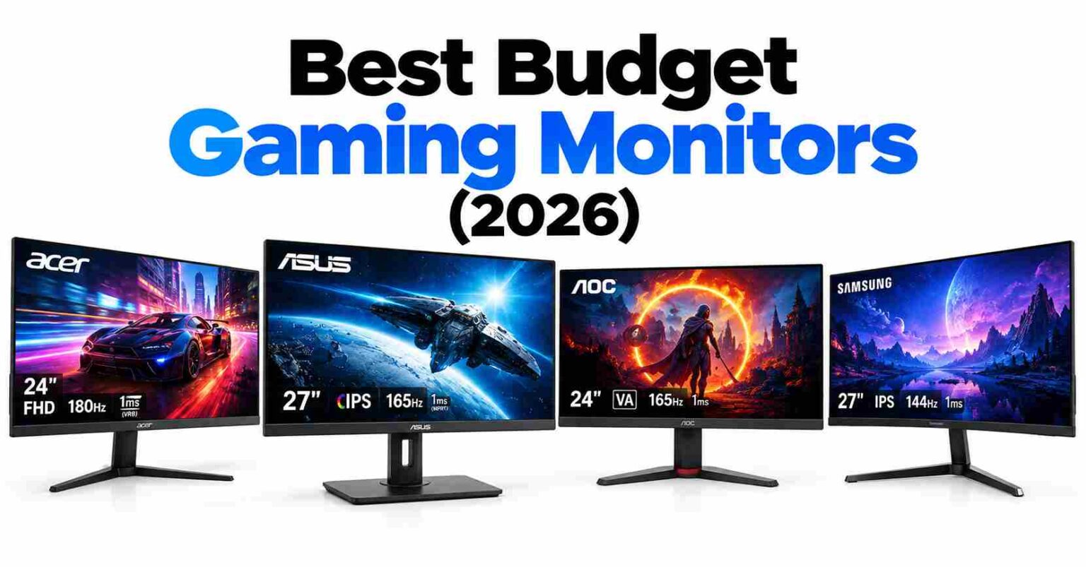 Best Budget Gaming Monitors (2026) Best Budget Gaming Monitors (2026)