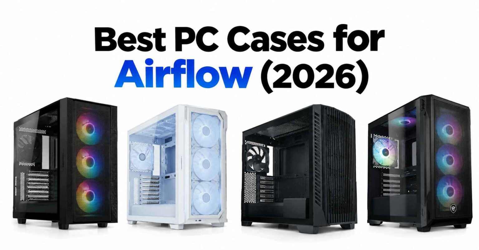Best PC Cases for Airflow (2026) Best PC Cases for Airflow (2026) - techsearchers