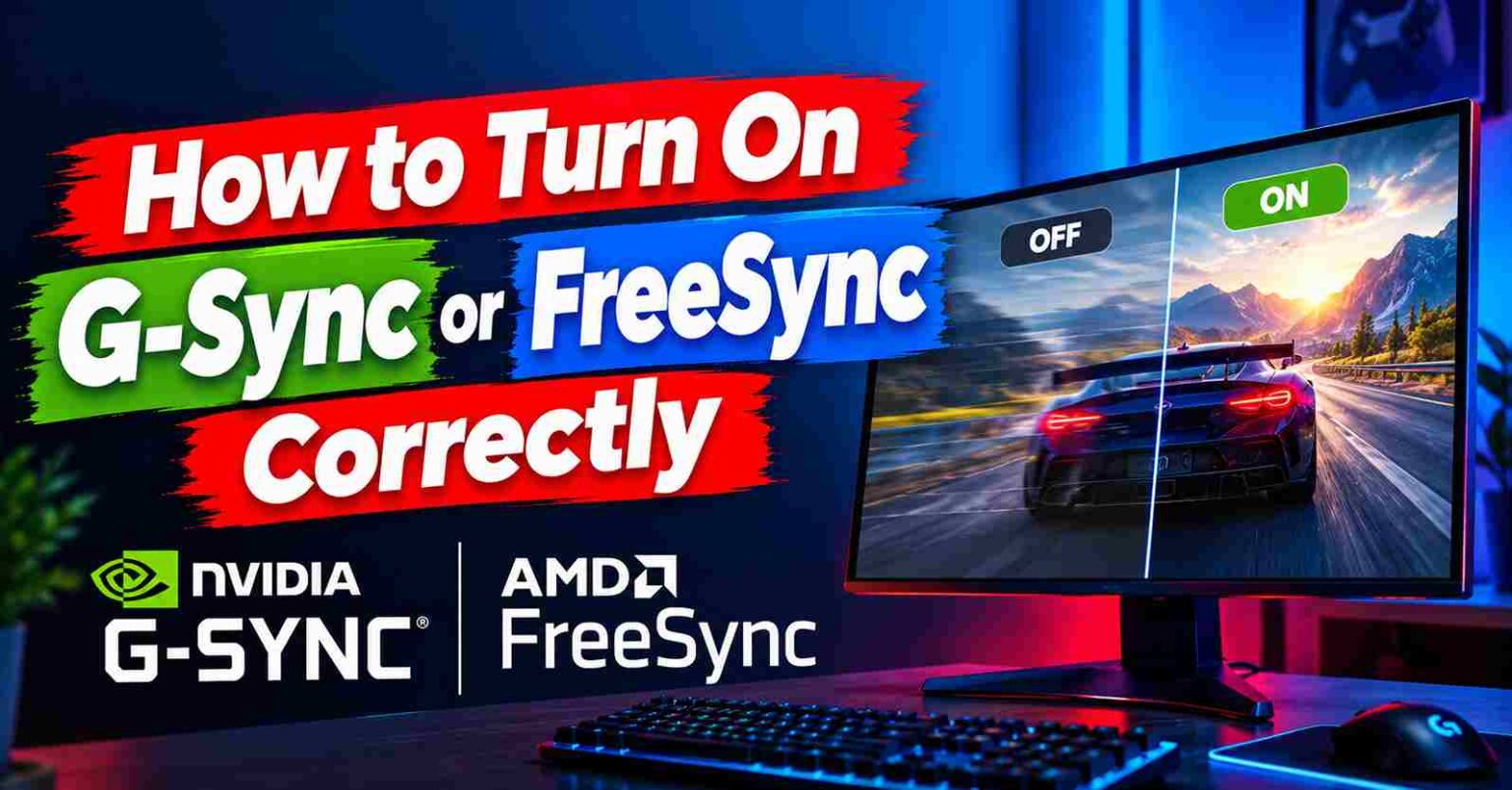 How to Turn On G-Sync or FreeSync Correctly
